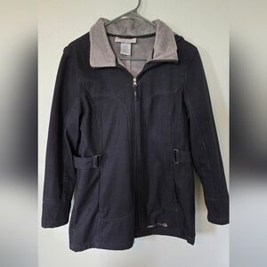 Free Country Black Hooded Coat Size Large